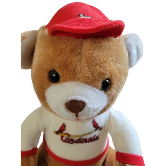 14" St. Louis Cardinals Teddy Bear Plush Vintage Stuffed Animal Toy MLB - Picture 2 of 10